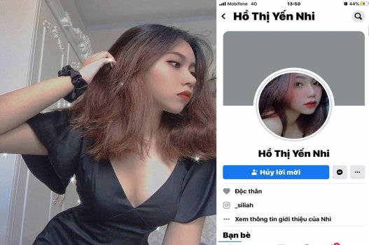Thịt em Hồ Thị Yến Nhi xinh đẹp và phấn khích